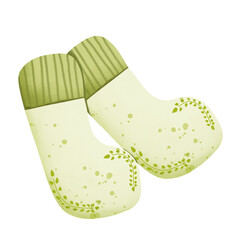 green socks png