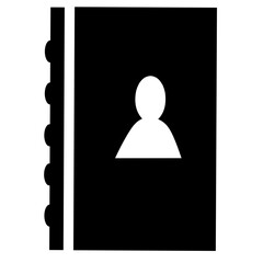 Contact book Vector illustration 