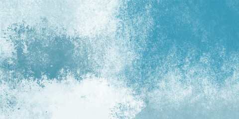 Rough paint background with grunge strokes in blue

