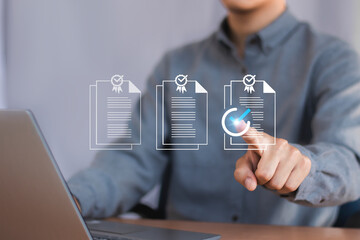 Naklejka premium Achieving Quality Assurance of Digital Certification Processes 