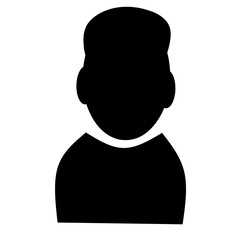 User profile man icon vector illustration 