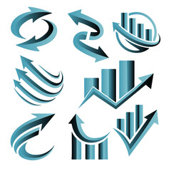 Growth Arrows Set