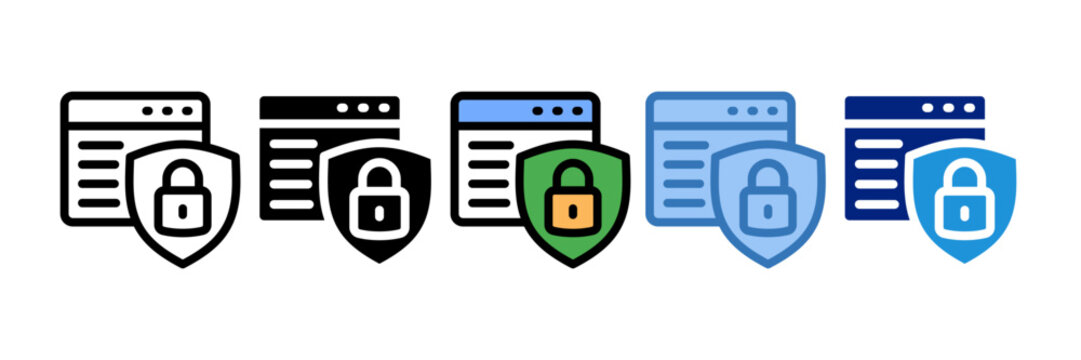 Https Lock Icon Element For Design