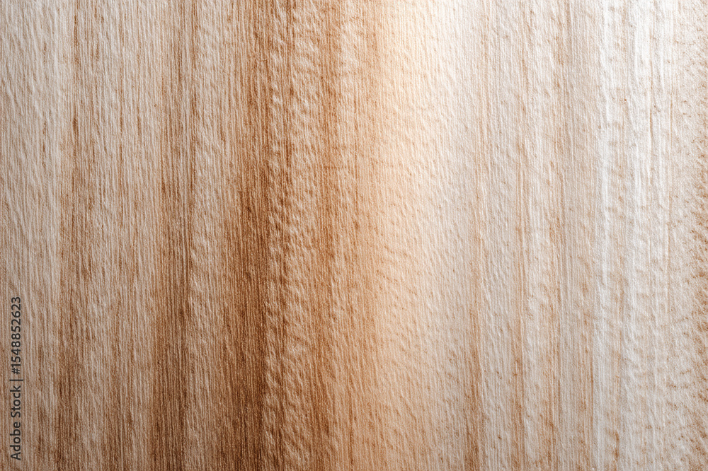 Aufkleber natural oak wood texture background with vertical grain pattern, warm brown and beige tones, sophist