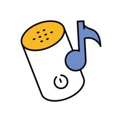 Smart Speaker Icon vector stock illustration