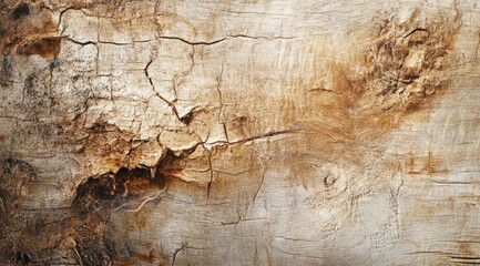 Aged wood texture with deep cracks