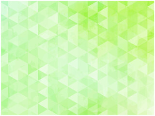 黄緑の幾何学模様