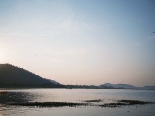 sky and lake