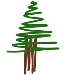 Simple Evergreen Tree