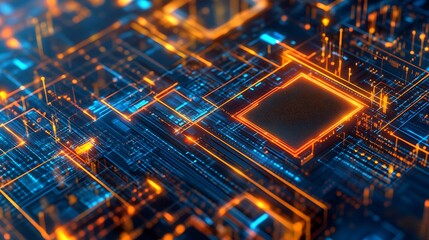 Abstract circuit board design (105)