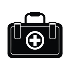 Obraz premium emergency-medical-kit-instruments-icon-vector--.eps