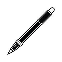 Simple Pen Outline Vector Icon Design Doodle
