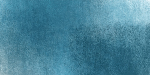 Grunge effect background in artistic blue paint style

