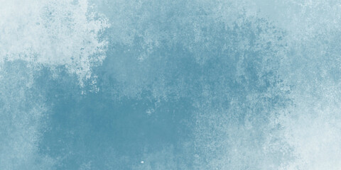 Dusty grunge background in painted watercolor blue tone

