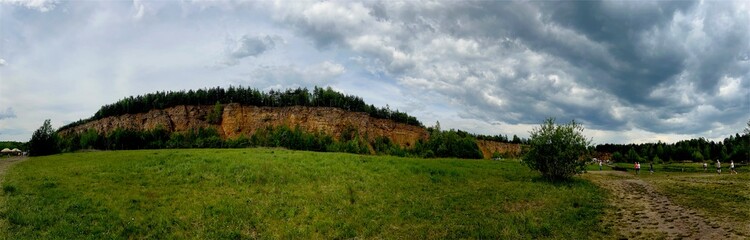 autumn landscape in the mountai 