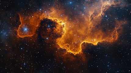 A close up of a sun with a star in the background generative ai
