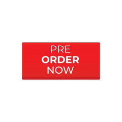 vector pre Order now square banner design
