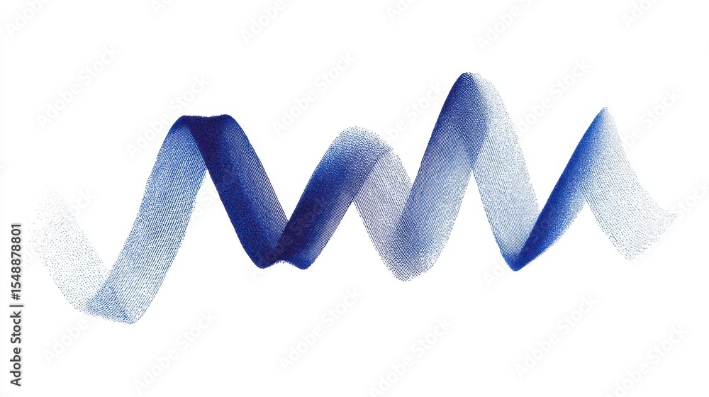 Poster abstract blue wave design: a captivating display of fluid artistry, a sinuous ribbon of blue elegant
