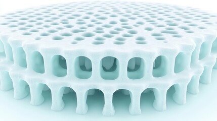 Fototapeta premium Cellular Structure: Open-Cell Foam Design