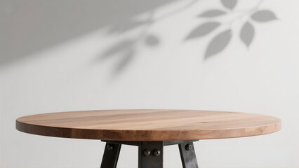 wooden table mockup