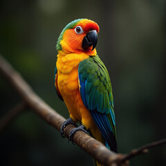 Obraz premium blue and yellow macaw