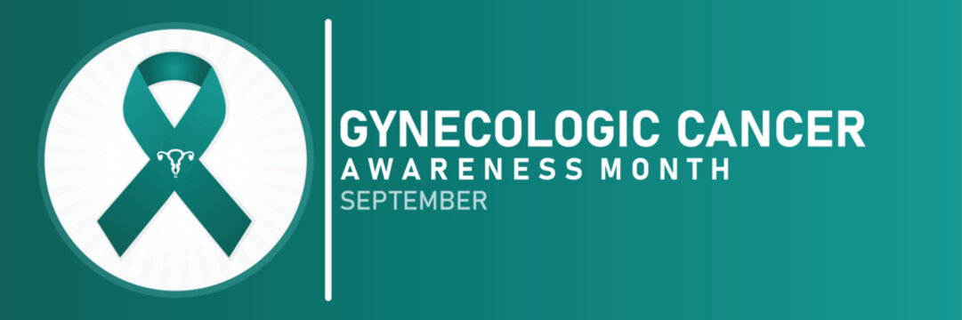 Gynecologic Cancer Awareness Month. September. Vector illustration. Design element for banner, poster or card. - Powered by Adobe