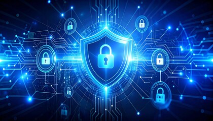 Cyber Security Shield Network. (1)