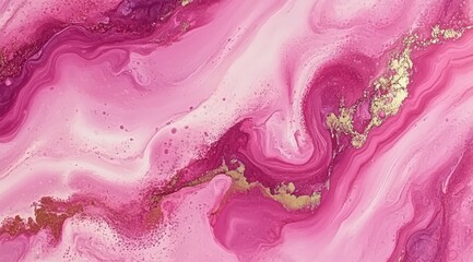 Abstract pink and gold marble texture (1)
