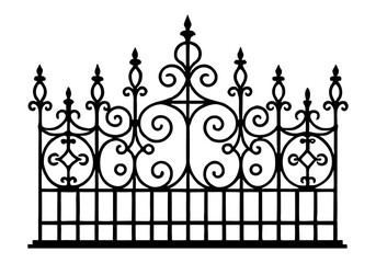 wrought iron gate