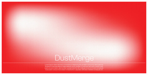 The image showcases a striking rectangular design dominated by a bold red hue, with a smooth gradient effect that transitions from a rich, deep red at the edges to a bright, almost white center. The c