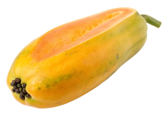 papaya- isolated on white background png, ai generated