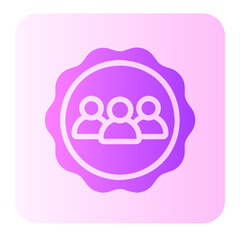 family gradient icon