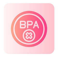 bpa free gradient icon