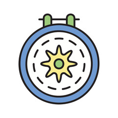 Embroidery Hoop Sticker