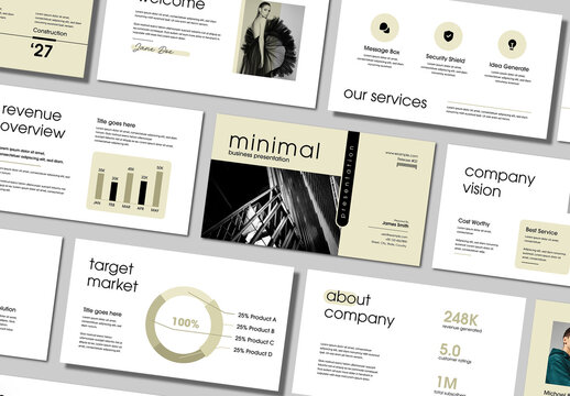 Minimal Business Presentation Layout