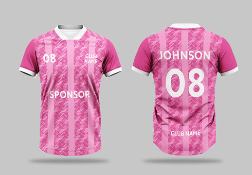 Sports Jersey Design Template Layout