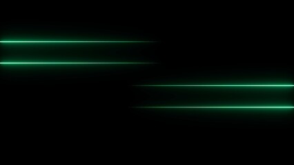 Abstract neon line icon. neon laser line effect icon on black background.
