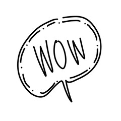 Speech Bubble With Fun Words