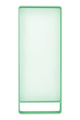 A minimalist green phone case designed for protection and style.