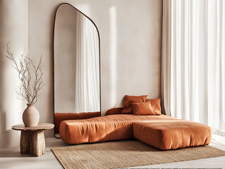 Abstract Flowing Pastel Colors Background