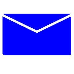blue mail envelope icon png