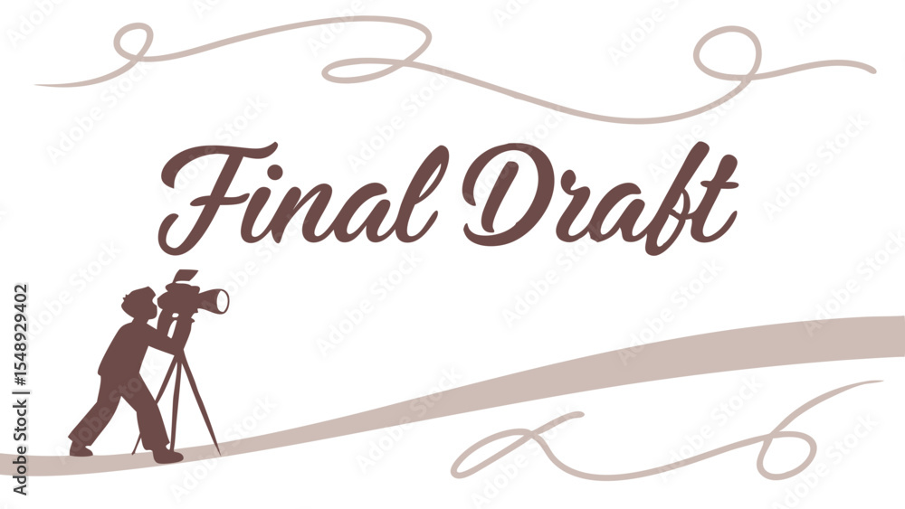 Poster phrase final draft featuring geometric patterns in vivid colors on a clear background