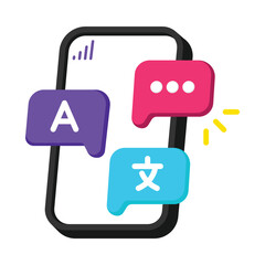 Obraz premium Translate Vector style icons. EPS 10 file.