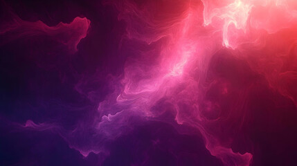 Abstract nebula space background with pink, purple, and red shades for dreamy concept