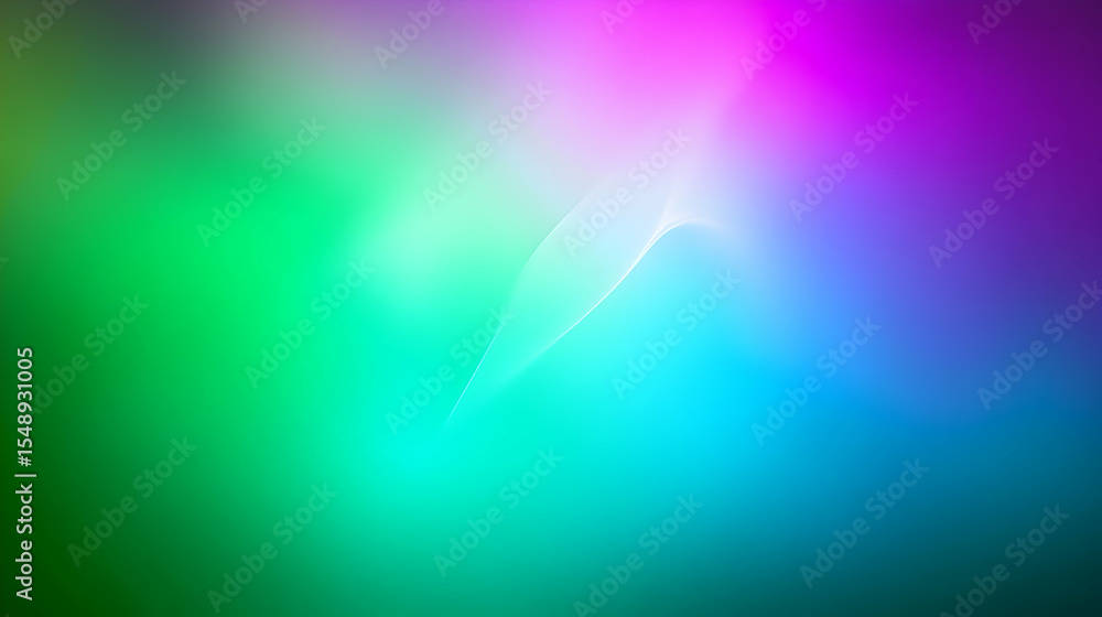 Wall mural abstract colorful gradient background with smooth transitions and flowing light effects