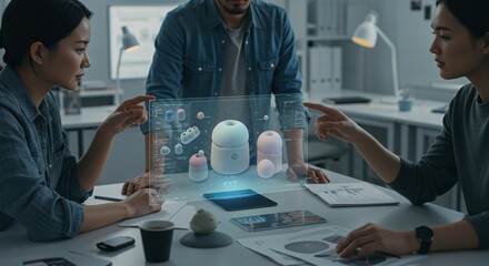 Future Workplace: Interactive Holographic Design Collaboration