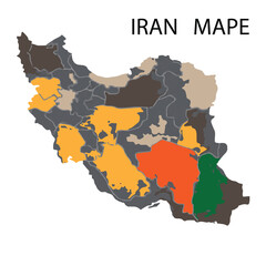 map of iran