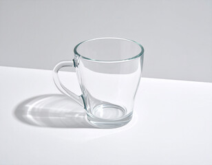Empty Glass Isolated on White Background