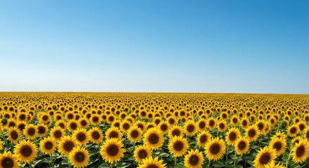 Obraz premium Bright Yellow Nature Scene
