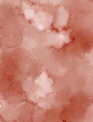 Fototapeta premium Red Earthy Watercolor Texture Background